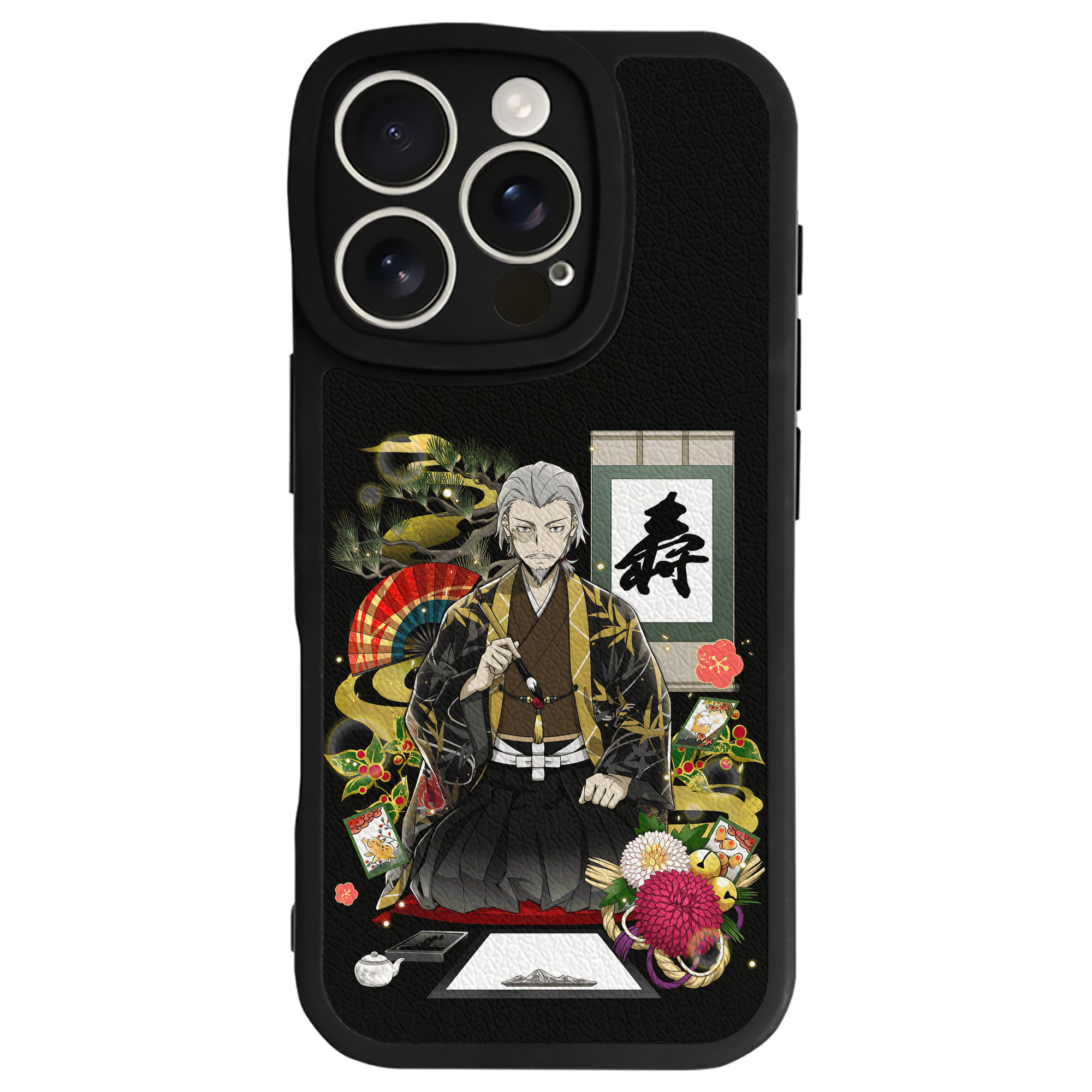 （画像用） 文豪ストレイドッグス Bungo Stray Dogs 【iPhone 16シリーズ対応】シリコンスマホケース（レザー調） 材質：シリコン